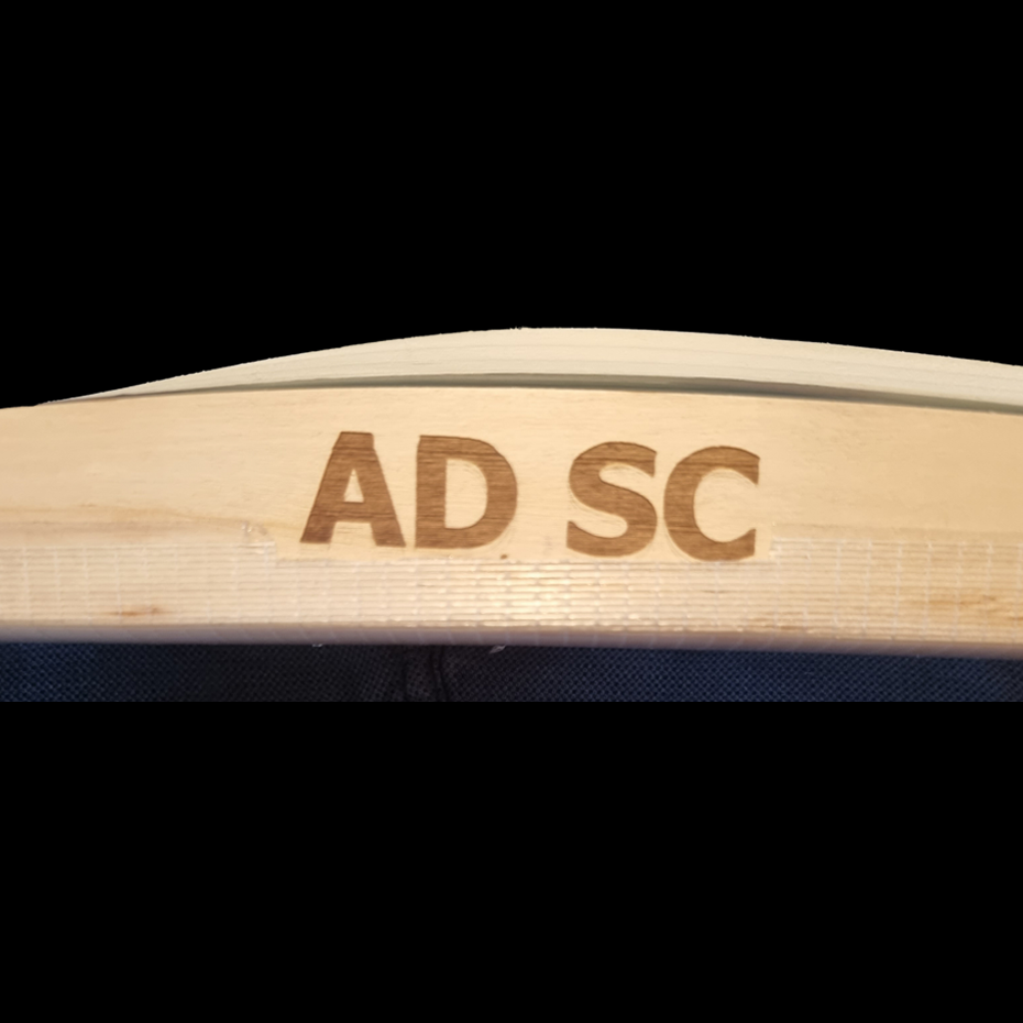 Cricket Bat : Laser Engraving